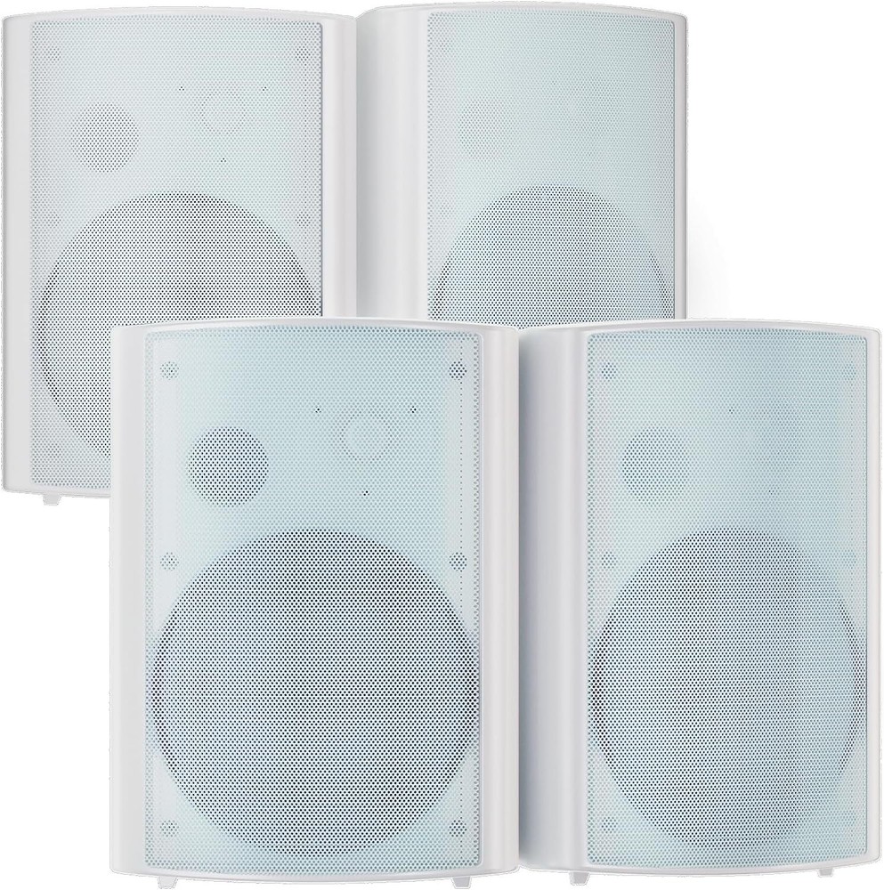 4*STUDIOFINIX 6.5″ Outdoor Bluetooth Speakers 800W Waterproof for Deck Patio