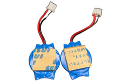 FDK ML2430 3V Rechargeable Lithium Coin Cell Batteries 2-Pin Connector