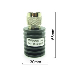 10W RF Coaxial Dummy Load Resistor PL259 UHF Male DC-1GHz 50 Ohms Round U Type