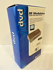 RF Modulator Audio / Video Converter Model DVD647 DVD Video Games Camcorders NEW