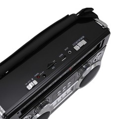 Portable Retro AM/FM/SW 3-Band Radio 4 Colors with Flashlight Bluetooth Boombox