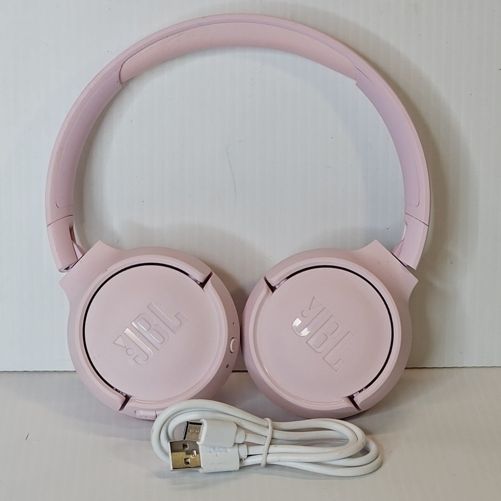 JBL Tune 510BT Wireless Bluetooth On-Ear Headphones Pink Tested Works