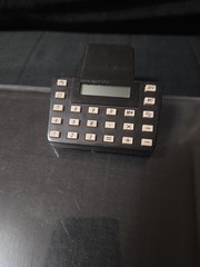 Vintage Clear Clipboard Calculator Works Made In Hong Kong