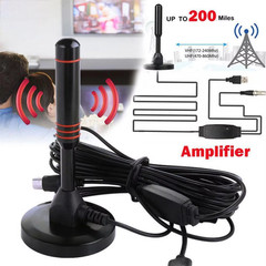 200 Miles TV Antenna HDTV Amplified Digital 4K 1080P Long Range Indoor Upgraded