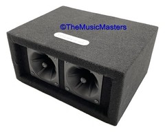Pair 2-Way 100W Super Horn Tweeter Speaker Boxes Pro Studio DJ PA Car Home Audio