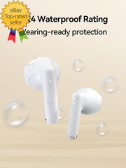 Q10 Wireless Earbuds (White) 32 Ohms 0.01 Kilograms Bluetooth