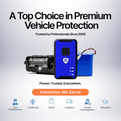 140-Day GPS Tracking Device for Vehicles with Magnetic Case & Extended Battery