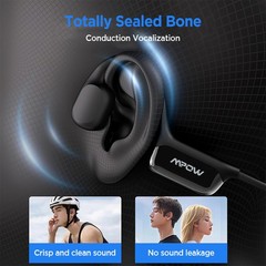 Mpow Bone Conduction Headphones IPX8 Waterproof Bluetooth 5.4 Swimming Headphone