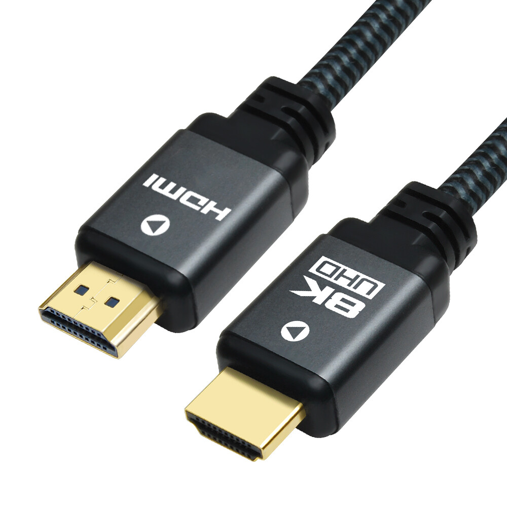 8K HDMI Cable 2.1 8K@60Hz, 4K@120Hz HDCP 2.2 HDR Dolby 4:4:4 Full HD 1080p Speed