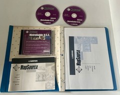Garmin MetroGuide U.S.A.-Map CD-ROM (Windows) version 5.0 with user Manuals.