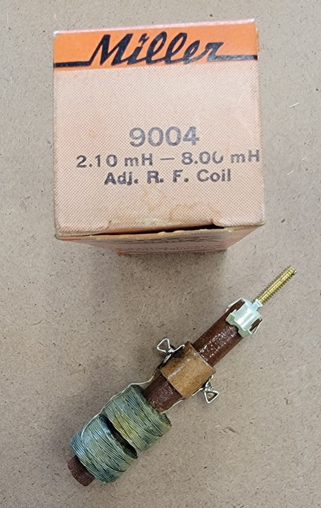 J.W.Miller 9004 2.10mh-8.00mh Adjustable Coil * NEW IN PACKAGE *