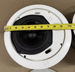 X2 Martin Audio C6.8T Passive Ceiling Mount Speaker 6” 2-Way 300W White Round
