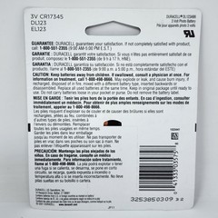 Duracell 123 Lithium 3V Batteries DL123 CR17345 (12 Pack) Exp 2033