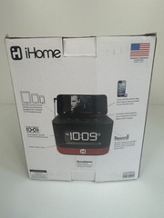 IHome Alarm Clock Speaker With USB Charging Model IHM51R Clock & Power Supply