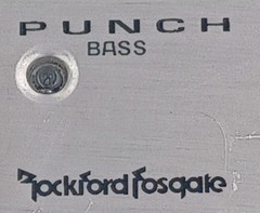 Rockford Fosgate Punch Subwoofer Bass Control Knob – 8‑Pin Remote (Knob Only)