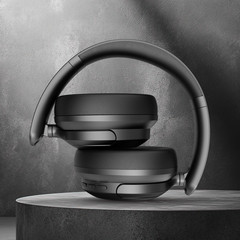 TRON Hybrid Noise Cancelling Headphones, OverEar Wireless Bluetooth Transparency