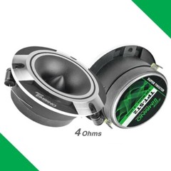 (2) 3.75″ SUPER TWEETER TIMPANO 120W TPT-ST2 CHROME BULLET 4 OHM PRO AUDIO PAIR