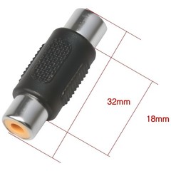 RCA Coupler AV Audio Video Female to Female Jack Adapter Connector