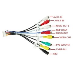 20 Pin Car Radio RCA Harness Adapter Plugs for Most Android Car Stereo Radio GPS