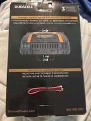 Duracell 12V to 120V AC 60Hz 1000 Watt Inverter