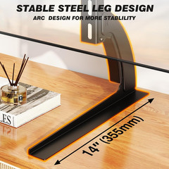 Universal Tabletop TV Stand Base Mount 22-65 Inch Height Adjustable VESA 800