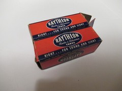 Two Raytheon 2G21 Vacuum Tubes in original boxes New Old Stock