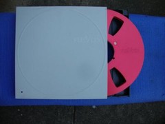 Awesome OEM REVOX / Studer Metal 10.5″ Take Up Reel – Hard plastic case