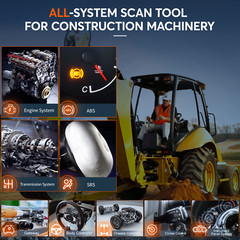 Semi Commercial Truck Diagnostic Scanner All System Heavy Duty Truck Scan Tool