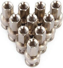 BNC Male to RG59 RG6 Twist On Connector CCTV Security Coax Cable Camera Lot