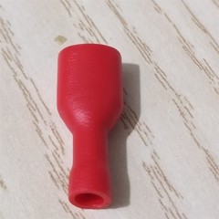 20-200pcs Red Female 1/4″ Spade Terminals Fully Insulated Crimp Wire Connectors