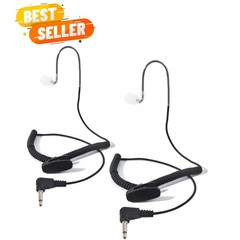 3.5mm Surveillance Balanced Armature Earpiece, Listen Only Headset for Walkie…