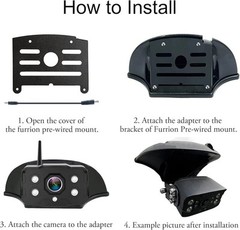 Backup Camera Bracket Adapter Universal for Furrion Pre-Wired Mount Pre-Install
