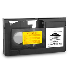 VHS-C TO VHS CONVERTER – LETS YOU PLAY OLD CAMCORDER TAPES THROUGH YOUR VIDEO