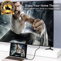 USB to HDMI Adapter Cable, USB 3.0 to HDMI Cable Male HD 1080P Monitor Display A