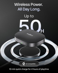 SHOKZ Openfit Pro Open-Ear True Wireless Earbuds with Open-Ear Noise Reduction,