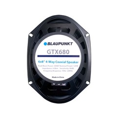 2x Blaupunkt 300W 6″ x 8″ 4-Way 4-Ohm Max Power Coaxial Speakers GTX Series- NEW