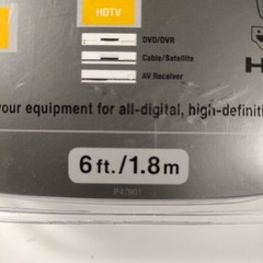 Belkin HDMI-to-DVI Video Cable 6ft | 1080p | HDTV Adapter | New Sealed