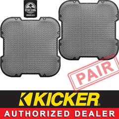KICKER 52GL710 10″ SQUARE STEEL MESH SUBWOOFER GRILLE/GRILL FOR L7S,L7R,L7T PAIR