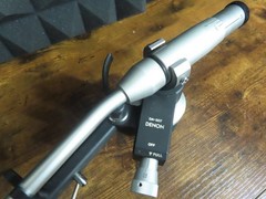 DENON DA-307 Static Balance Tonearm Used Japan Vintage Phono Cable Very Good