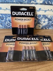 Duracell Power Boost AAA Alkaline 16 Batteries. New In Pkg. Free Shipping
