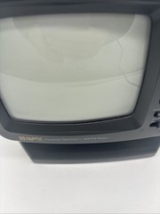 Mini TV GPX TVP7 AM/FM Portable Television Black & White . Used Tested Working.