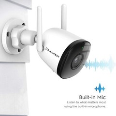 Amcrest Smart Home Wifi 4MP Outdoor Security Camera Wireless System w/ Mic –