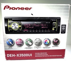 Pioneer DEH-X3500UI Single Din CD Player Receiver W/Remote & Detachable Face