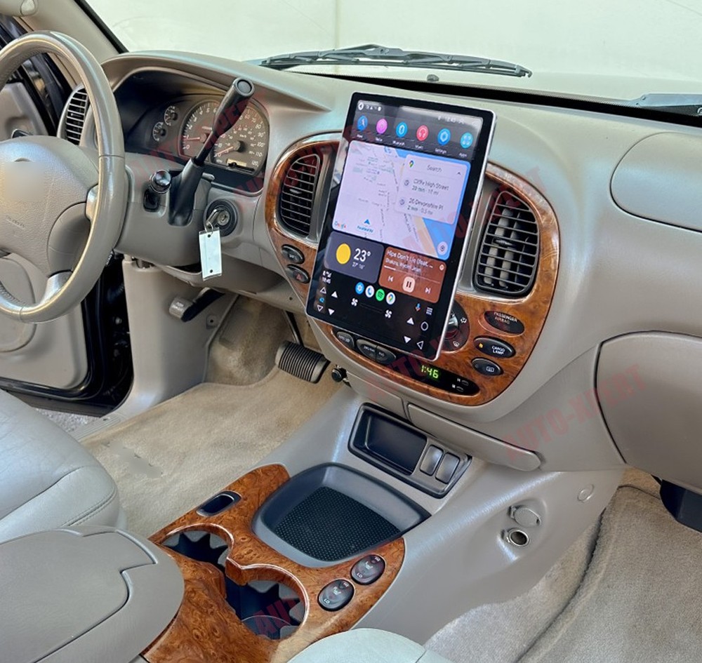 Android 15 For 2001-2007 Toyota Sequoia Rotatable Car Stereo Radio Carplay GPS