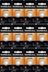 12-Pack 2025 Batteries 3.0 Volt Lithium Coin Button 12 Count (Pack of 1)