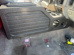 Chevy Silverado Gmc Sierra 99-06 Center Console Subwoofer Box For 1×12″