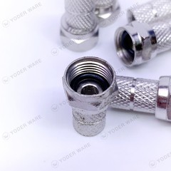 NEW 10 pack F-Type Male Twist On Connectors for RG59 Coaxial Coax Antenna Cable