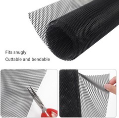 40×13″ Car Grill Mesh for Bumper,Cuttable Metal Mesh Grill with 3x6mm Diamond Sh