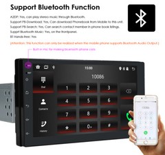 7inch Single 1Din Android 9.0 Car Stereo Carplay Radio GPS Navi Wifi Head Unit