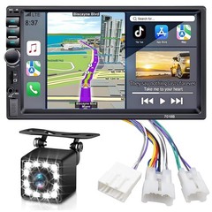 2 Din Car Stereo Radio For Toyota Pickup 1987-1995 Carplay Android Auto GPS Navi